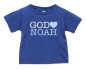 Preview: Baby-Shirt "God loves (Wunsch-Name)"