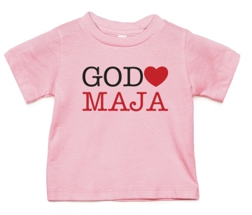 Baby-Shirt "God loves (Wunsch-Name)"